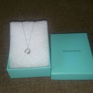 Tiffany and co. Open heart necklace